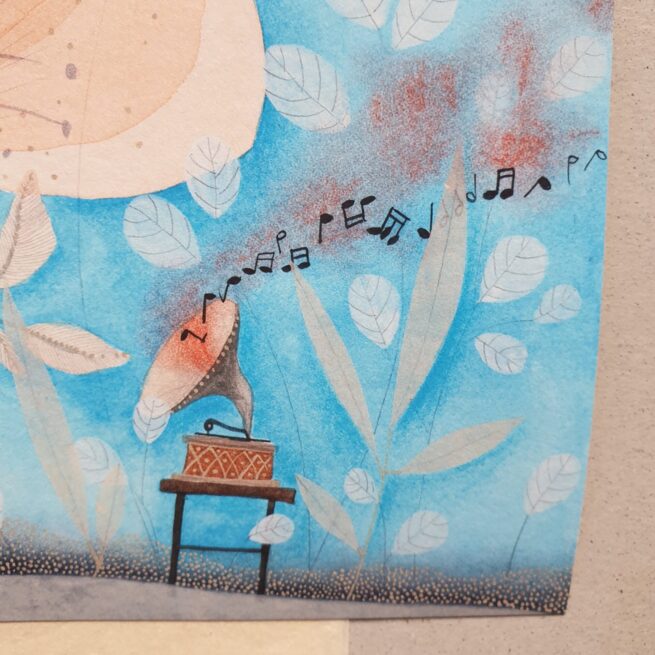 Art Print ''The Blue Song'' 20x20 - Image 4