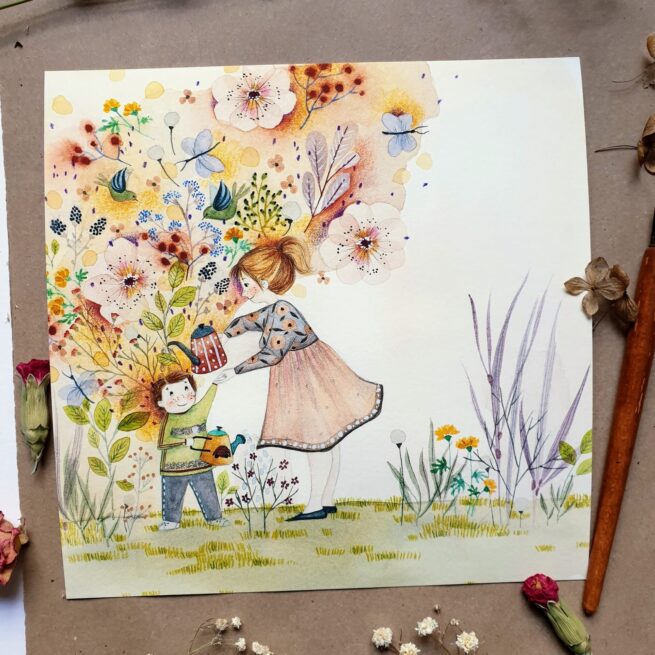 Umetniška grafika ''Mama'' 23x23 - Image 2