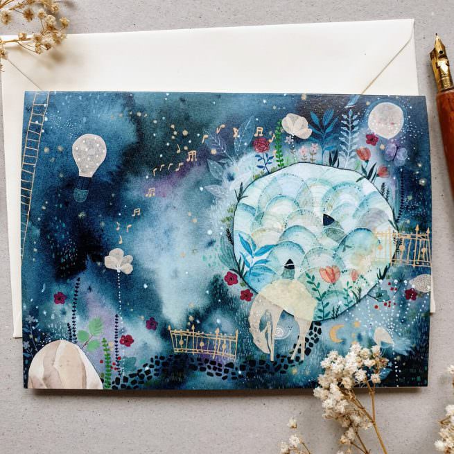 Greeting Card ''The Pond''