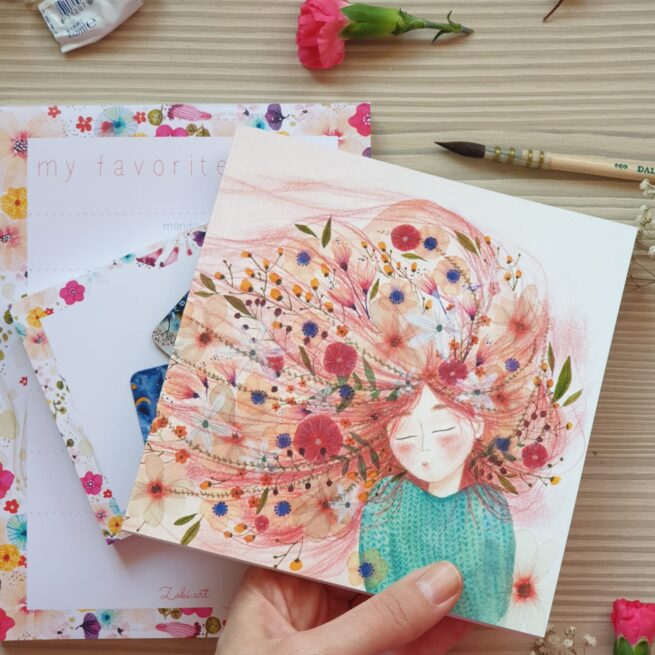 Notebook ''The Flower Girl'' - Image 2
