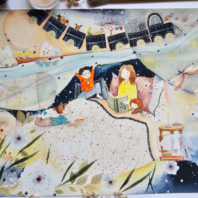 Art Print ”This is my world” A3 - Image 4