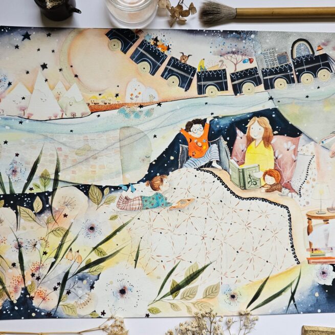 Art Print ”This is my world” A3 - Image 3