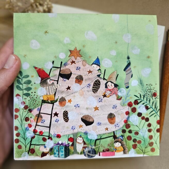 Greeting Card ''The Christmas tree'' - Image 2
