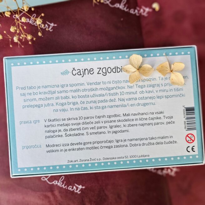 Igra spomin ”Čajne zgodbice za zapomnit” - Image 5