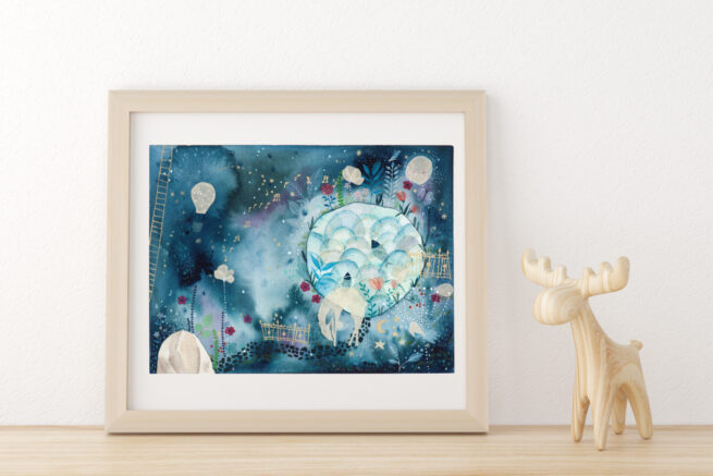 Art Print ”The Pond” A4