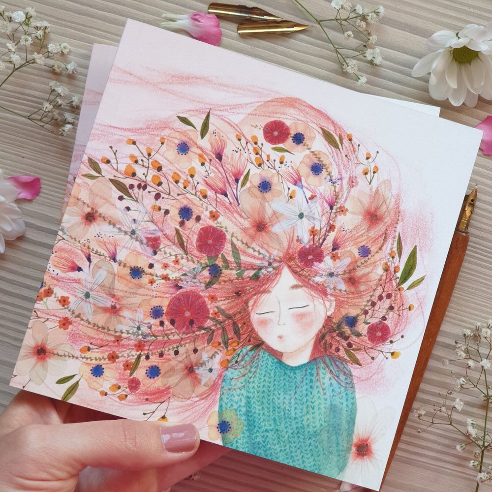 Notebook The Flower Girl
