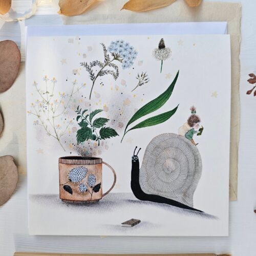 Greeting Card "Plantain" ("Trpotec")