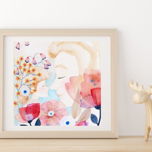 Art Print "To My Mother" 23×23 cm