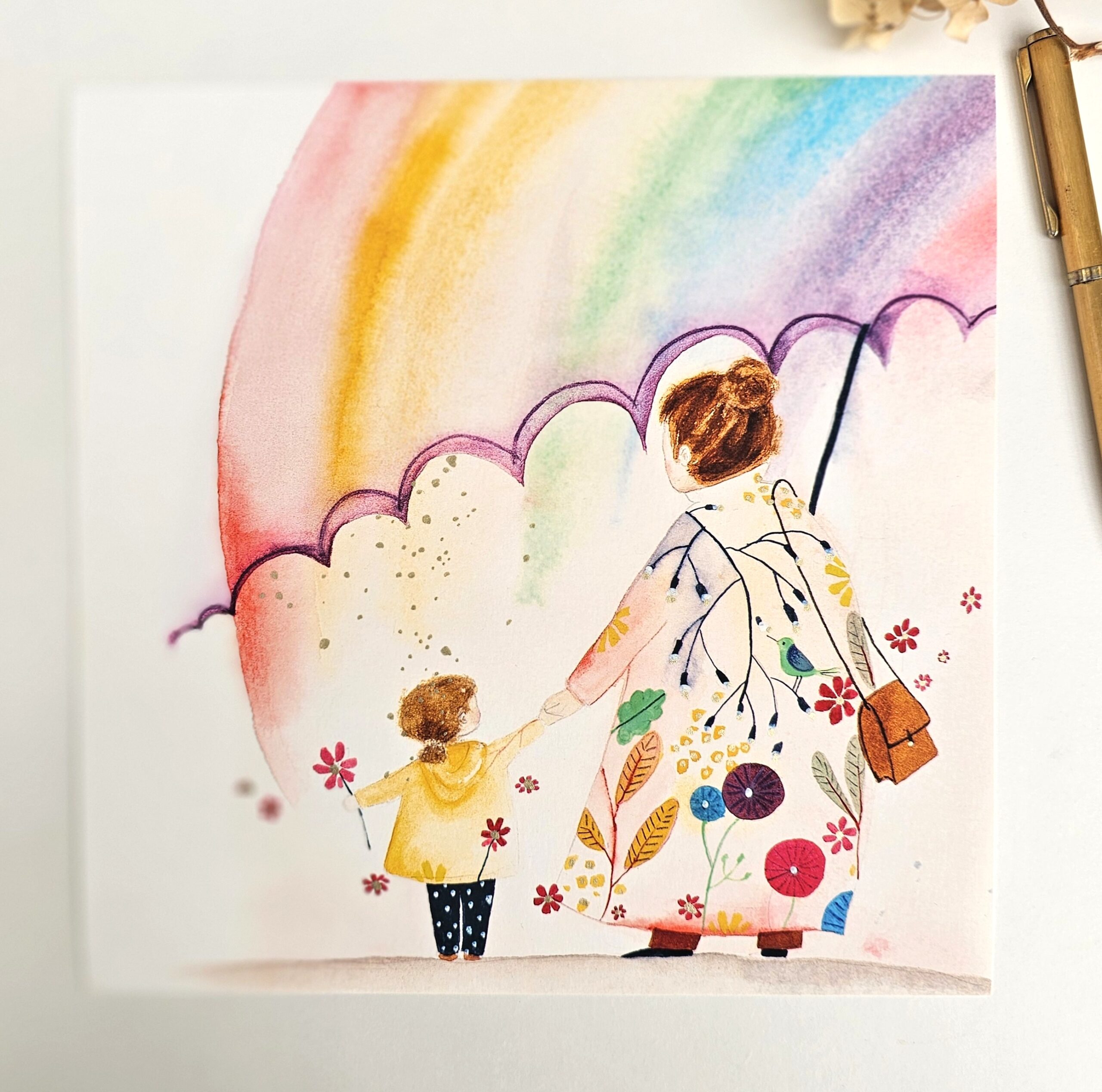 Art Print "All My Colours for You" 23×23 cm - Image 5