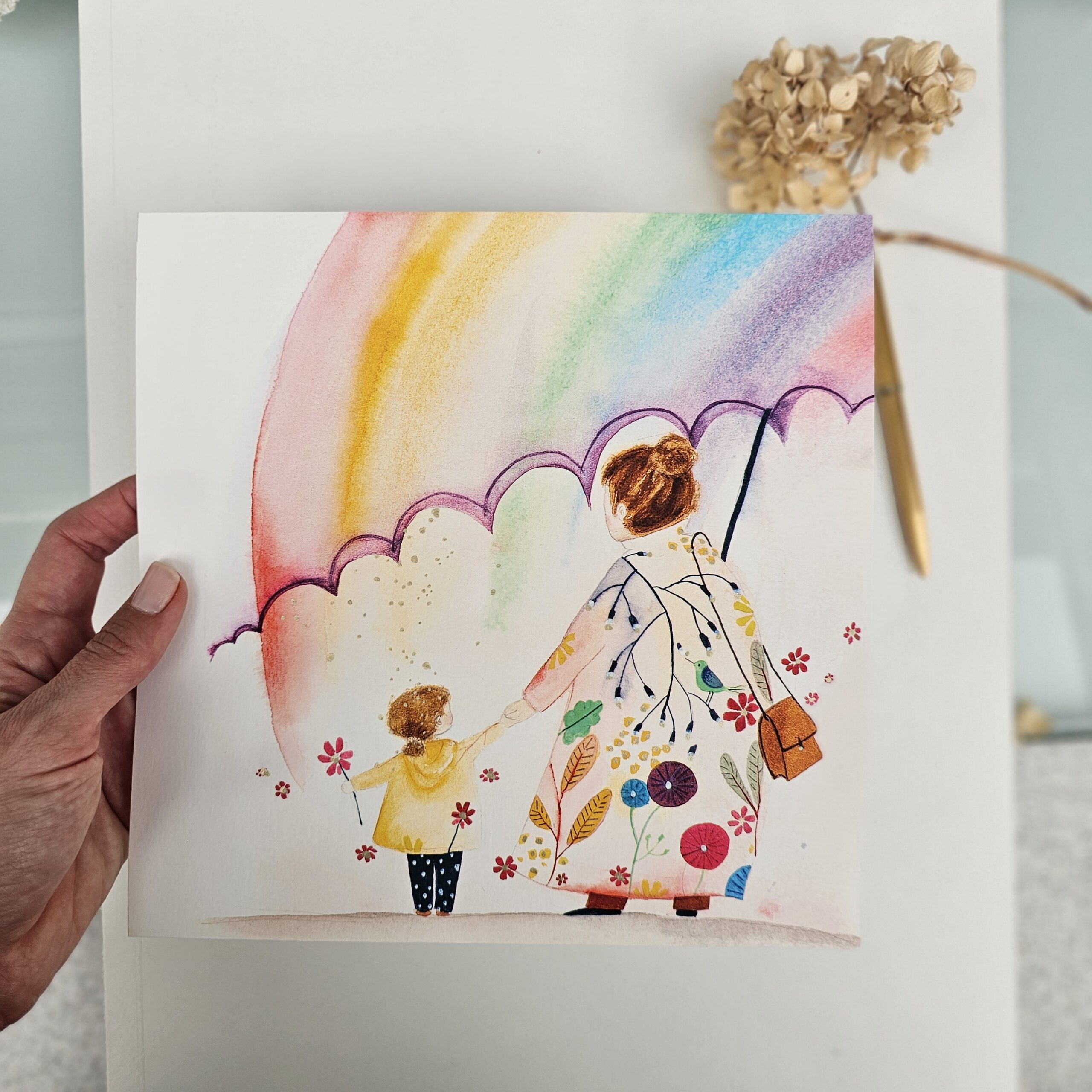 Art Print "All My Colours for You" 23×23 cm - Image 4